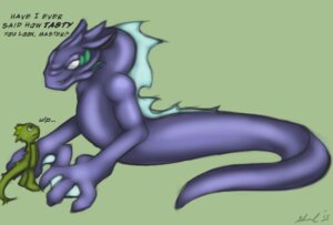 Rating: Safe Score: 0 Tags: 2012 anthro dialogue duo e621 english_text female helmeted_lizard linnorm lizard nidia plumed_basilisk reptile scalie shardshatter size_difference tail text User: bunchy7s