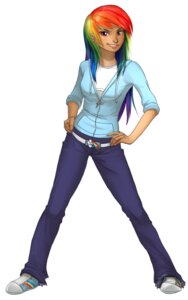 Rating: Safe Score: 0 Tags: alternate_species bottomwear clothing cosplay denim denim_bottomwear denim_clothing e621 ear_piercing female friendship_is_magic grandfathered_content hair hasbro hi_res hoodie human human_only humanized jeans long_hair looking_at_viewer mammal multicolored_hair my_little_pony not_furry pants piercing pink_eyes rainbow_dash_(mlp) rainbow_hair runitsjess solo source_request teeth topwear User: bunchy7s