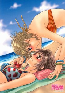 Rating: Explicit Score: 0 Tags: 2girls asakawa_ran beach bikini blonde_hair blush bracelet breasts brown_eyes brown_hair cleavage closed_eyes cloud crab crustacean day earrings female fingernails food fruit grin hayashiya_shizuru jewelry medium_breasts mizugi multiple_females multiple_girls official_art outdoors rule34 short_hair sky smile strawberry strawberry_shake_sweet string_bikini striped_bikini striped_clothes surprised swimsuit tachibana_julia towel water yuri User: bunchy7s