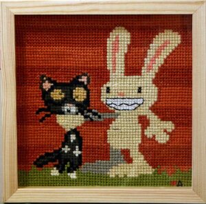 Rating: Safe Score: 0 Tags: ambiguous_gender anthro asphyxiation choking cross_stitch_(artwork) domestic_cat duo e621 felid feline felis feral grandfathered_content grin lagomorph leporid low_res male mammal max_(sam_and_max) picture_frame rabbit real rug sam_and_max sampler smile spritestitch squeezing tail traditional_media_(artwork) unknown_artist User: bunchy7s Rating: Safe Score: 0 Tags: ambiguous_gender anthro asphyxiation choking cross_stitch_(artwork) domestic_cat duo e621 felid feline felis feral grandfathered_content grin lagomorph leporid low_res male mammal max_(sam_and_max) picture_frame rabbit real rug sam_and_max sampler smile spritestitch squeezing tail traditional_media_(artwork) unknown_artist User: bunchy7s