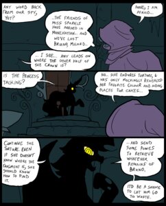 Rating: Safe Score: 0 Tags: 2013 ambiguous_gender cloak clothed clothing comic dialogue digital_media_(artwork) duo e621 english_text equid feral glowing glowing_eyes hasbro hole_(anatomy) horn inside mammal metal_(artist) my_little_pony silhouette teeth text wings User: bunchy7s