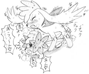 Rating: Explicit Score: 0 Tags: back_plant back_shrub blush bodily_fluids cum dialogue duo e621 elemental_creature female female_penetrated feral feral_on_feral flora_fauna flower flower_(anatomy) generation_4_pokemon genital_fluids graphite_(artwork) greyscale head_flower heart_after_text heart_symbol hi_res japanese_text land_forme_shaymin legendary_pokemon male male/female male_penetrating male_penetrating_female monochrome nintendo penetration penile penile_penetration penis_in_vagina plant pointy_speech_bubble pokemon pokemon_(species) sex shaymin sky_forme_shaymin speech_bubble sweat tears text text_with_heart traditional_media_(artwork) unknown_artist vaginal vaginal_penetration User: bunchy7s