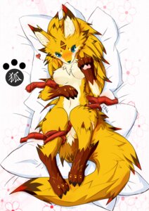 Rating: Safe Score: 0 Tags: alphina anthro blush breasts canid canine countershading dragoon86 e621 female fox heart_symbol looking_at_viewer mammal solo tail User: bunchy7s