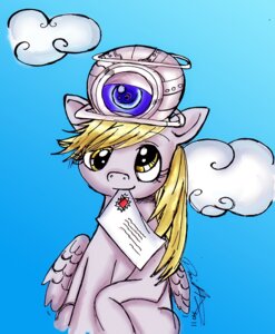 Rating: Safe Score: 0 Tags: 1_eye artificial_intelligence big_eyes blue_eyes blue_light blue_sky cloud colored cool_colors crossover day derpy_hooves_(mlp) detailed_background duo e621 equid equine female feral friendship_is_magic front_view hasbro hi_res horse larger_female larger_feral machine male male_non-humanoid_machine mammal my_little_pony mythological_creature mythological_equine mythology non-humanoid_machine orb_robot outside pegasus personality_core_(portal) pony portal_(series) robot shaded size_difference sky smaller_male unknown_artist valve valve_corporation wheatley wings yellow_eyes User: bunchy7s
