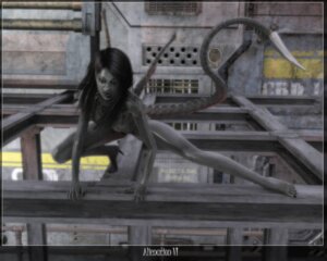 Rating: Questionable Score: 0 Tags: 2014 3d_(artwork) 5:4 absurd_res alien alien_(franchise) black_hair digital_media_(artwork) e621 fangs female hair hi_res human hybrid looking_at_viewer mammal monster nude solo teeth unavailable_at_source xenomorph yunners User: bunchy7s