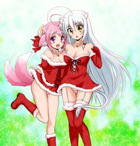 Rating: Safe Score: 0 Tags: :o accessory ahoge animal_humanoid armwear bare_shoulders boots bottomwear bow_(feature) bow_accessory bow_ribbon braided_hair breasts canid canid_humanoid canine canine_humanoid canis choker christmas cleavage clothed clothing clothing_lift costume dog_days dog_humanoid dog_tail domestic_dog duo e621 elbow_gloves female footwear garter_straps gloves grey_hair hair hair_accessory hair_bow hair_ribbon handwear holidays human humanoid jewelry leonmitchelli_galette_des_rois long_hair looking_at_viewer mammal mammal_humanoid millhiore_f_biscotti necklace okino_matsushiro open_mouth panties pink_hair purple_eyes ribbons santa_costume shoes short_hair skirt skirt_lift smile tail tail_motion tailwag underwear yellow_eyes User: bunchy7s