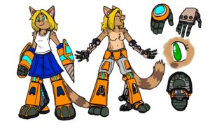 Rating: Safe Score: 0 Tags: 2013 3:2 anthro digital_media_(artwork) e621 eyes_closed female full-length_portrait genet green_eyes hair hi_res machine mammal model_sheet nude portrait raiettei_(artist) robot solo viverrid User: bunchy7s