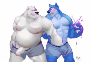 Rating: Explicit Score: 0 Tags: 2014 4_fingers abs anthro arm_grab bare_chest bear beverage biceps big_muscles bin_(artist) black_nose blue_body blue_clothing blue_fur blue_underwear blush boxer_briefs briefs canid canine canis clenched_teeth clothed clothing clothing_aside crotch_grab duo e621 erection eye_contact fangs fingers fondling food foreskin front_view fur genitals grey_body grey_briefs grey_clothing grey_fur grey_underwear grin grope hand_in_boxer_briefs hand_in_underwear holding_beverage holding_object humanoid_genitalia humanoid_penis looking_at_another male male/male mammal mike_(freehugz) musclegut muscular muscular_male nipples open_mouth overweight pecs penis penis_poking_out polar_bear sexual_assault signature simple_background skimpy smile snout standing surprised tablo_(bin) teeth tongue topless underwear underwear_aside ursine vein white_background wolf User: bunchy7s