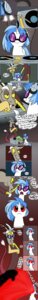 Rating: Safe Score: 0 Tags: 2011 absurd_res blue_hair chimera comic cutie_mark disc disc_jockey discord_(mlp) draconequus e621 electronics ellipsis english_text equid equine eyewear female feral friendship_is_magic glasses hair hasbro headphones hi_res horn laser long_image male mammal my_little_pony mythological_creature mythological_equine mythology record_player red_eyes tail tall_image text unicorn unknown_artist vinyl_scratch_(mlp) yellow_eyes User: bunchy7s