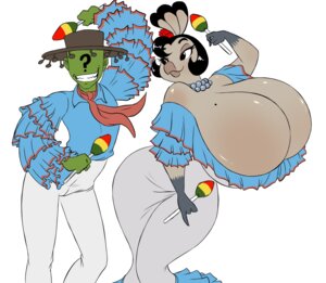 Rating: Questionable Score: 0 Tags: anon anonymous anthro avian beak big_breasts bird breasts chochi cleavage clothed clothing curvy_figure duo e621 female galliform hi_res huge_breasts hyper hyper_breasts jewelry la_pavita_pechugona male maraca musical_instrument necklace non-mammal_breasts pavita_pechugona percussion_instrument phasianid turkey voluptuous wide_hips User: bunchy7s