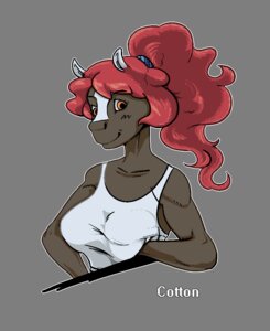 Rating: Safe Score: 0 Tags: alpha_channel anthro breasts corruption_of_champions cotton_(coc) e621 english_text equid equine female hair herm_(lore) horse looking_at_viewer mammal orange_eyes outline red_hair simple_background smile solo spn text transparent_background User: bunchy7s