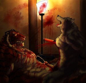 Rating: Explicit Score: 0 Tags: anal anal_penetration anthro blood bodily_fluids canid canine canis censor_bar censored cum cumshot duo dying e621 ejaculation erection felid fur genital_fluids genitals gore gore_focus humanoid_genitalia ineffective_censorship kemono killing knife male male/male male_death male_penetrated male_penetrating male_penetrating_male mammal muscular muscular_anthro muscular_male niku_18 open_mouth orgasm pantherine penetration penis sadism sex stab teeth teeth_showing tiger wolf User: bunchy7s