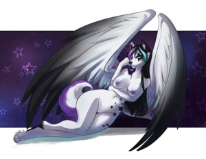 Rating: Explicit Score: 0 Tags: anthro breasts canid canine canis demona69 domestic_dog e621 feathered_wings feathers female genitals heterochromia looking_at_viewer mammal nipples nude pinup pose solo tail tattoo vulva wings User: bunchy7s