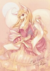 Rating: Safe Score: 0 Tags: 2011 anthro canid canine clothing dress e621 female fox hi_res mammal rolland_(swdd) signature solo swdd-cat warm_colors User: bunchy7s