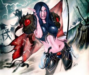 Rating: Safe Score: 0 Tags: blizzard_entertainment blood blue_eyes blue_hair bodily_fluids breasts clothing dagger distracting_watermark e621 elf female glowing glowing_eyes group hair humanoid jewelry long_ears long_hair looking_at_viewer melee_weapon navel navel_pendant navel_piercing night_elf not_furry piercing tight_clothing tsunamixd warcraft watermark weapon User: bunchy7s