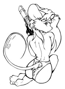 Rating: Questionable Score: 0 Tags: 1999 4_toes anthro athletic athletic_anthro athletic_female back_groove bare_back barefoot biped black_and_white bottomwear butt character_name clothed clothed_anthro clothed_female clothing dated e621 english_text eyelashes feet female female_anthro femme_fatale full-length_portrait fur furgonomic_bottomwear furgonomics gun hair handgun handwritten_text holding_gun holding_handgun holding_object holding_pistol holding_ranged_weapon holding_weapon light_body light_fur light_hair light_nose light_tail line_art long_hair mammal monochrome mouse murid murine mustelid panties partially_clothed partially_clothed_anthro partially_clothed_female paws pistol plantigrade polecat_(artist) portrait ranged_weapon rear_view rodent seductive shoulder_blades signature simple_background sitting skimpy snout solo tail tail_button_bottoms tail_clothing text toes topless topless_anthro topless_female tuft underwear weapon User: bunchy7s