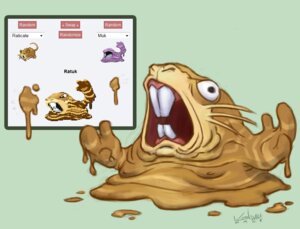 Rating: Safe Score: 0 Tags: alternate_species ambiguous_gender black_eyes brown_body buckteeth buckteeth_(lower_incisors) e621 fakemon fusion generation_1_pokemon goo-connected_lips goo_creature hybrid hybrid_pokemon kendall_hale mammal muk nightmare_fuel nintendo open_mouth pokemon pokemon_(species) pokemon_fusion raticate rodent simple_background solo teeth what_has_science_done where_is_your_god_now User: bunchy7s