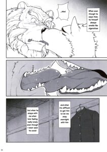 Rating: Safe Score: 0 Tags: absurd_res age_difference anthro blush canid canine canis comic dialogue e621 english_text felid french_kissing fur greyscale hi_res him_and_teacher jin_(artist) kissing lion male male/male mammal monochrome multiple_scenes pantherine teeth text tongue wolf User: bunchy7s