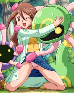 Rating: Questionable Score: 0 Tags: 1girls annie_proctor brown_eyes brown_hair brush cameltoe character_of_the_day cradily female forest happy human interspecies labcoat lileep long_hair lowres nature nintendo panties pokemoa pokemon pokemon_(anime) pokemon_rse pussy rule34 smile straight_hair tentacle underwear wink User: bunchy7s