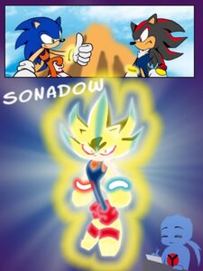 Rating: Safe Score: 0 Tags: anthro black_body black_fur blue_body blue_fur bracelet clothed clothing crossover dragon_ball dragon_ball_z duo e621 eulipotyphlan footwear fur fusion goku green_eyes hedgehog jewelry keikogi male mammal martial_arts_uniform parody sega shadow_the_hedgehog shoes sonic_the_hedgehog sonic_the_hedgehog_(series) sportswear vegeta vegito y_mangaka User: bunchy7s