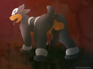 Rating: Explicit Score: 0 Tags: 2013 4:3 animal_genitalia animal_penis anus backsack balls big_balls black_penis butt canid canine canine_genitalia canine_penis e621 erection feral generation_2_pokemon genitals houndour knot looking_at_viewer looking_back male mammal nintendo nude open_mouth penis pokemon pokemon_(species) presenting presenting_hindquarters solo thick_penis tongue tongue_out ursofofinho User: bunchy7s