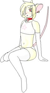 Rating: Safe Score: 0 Tags: anthro blush clothed clothing crossdressing e621 femboy legwear male mammal murid murine panties rat rodent simple_background solo stockings tail underwear unknown_artist white_background wrincewind User: bunchy7s