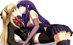 Rating: Explicit Score: 0 Tags: ass blonde_hair blue_eyes blush elbow_gloves erect_nipples female garter_belt gloves hair_ribbon hair_ribbons long_hair malariya multiple_females multiple_girls nipples purple_hair quiz_magic_academy rabisuke ribbon ribbons rule34 shalon thighhighs yuri User: bunchy7s