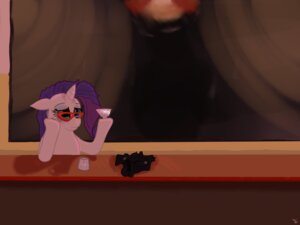 Rating: Safe Score: 0 Tags: 4:3 alcohol beverage drinking e621 equid equine female food friendship_is_magic hasbro hi_res horn mammal my_little_pony mythological_creature mythological_equine mythology rarity_(mlp) sanguiniuschan solo unicorn User: bunchy7s