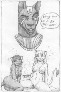 Rating: Explicit Score: 0 Tags: 2009 after_sex afterglow anthro anubian_jackal anubis bast bedroom_eyes bodily_fluids breasts canid canine canis comic deity dialogue domestic_cat e621 ear_piercing ear_ring egyptian egyptian_mythology english_text felid feline felis female genital_fluids gods_at_play graphite_(artwork) greyscale group group_sex half-closed_eyes hi_res incest_(lore) jackal lion male male/female mammal middle_eastern_mythology monochrome mythology narrowed_eyes nipple_piercing nipple_ring nipples nude pantherine piercing ring_piercing rummyhunny seductive sekhmet sex sibling_(lore) sister_(lore) sisters_(lore) smoke sweat tail text threesome traditional_media_(artwork) trio vaginal_fluids User: bunchy7s
