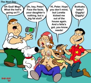 Rating: Explicit Score: 0 Tags: 1girls 2007 2d alpha_male artist_request bad_guy barefoot breasts brian_griffin canine canine_penis cleveland_brown cum cum_in_mouth cum_on_breasts cum_on_face cum_on_hair cum_on_hat cum_on_tongue cum_on_upper_body dark-skinned_male dark_skin dialogue dog english_dialogue english_text erect_penis erection family_guy father_and_daughter female female_on_top female_penetrated glenn_quagmire human interracial interspecies male male_penetrating male_penetrating_female meg_griffin multiple_boys multiple_males naked nipples nude open_mouth penetration penis peter_griffin rule34 sex straight talking text tongue tongue_out zoophilia User: bunchy7s