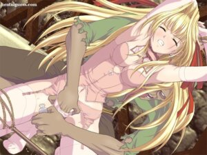 Rating: Explicit Score: 0 Tags: 1boy 1girls arms_up artist_request blonde_hair blush bondage bound bound_legs bound_wrists clenched_teeth closed_eyes clothed drugs female fingering hand_in_another's_panties hand_in_panties kneeling long_hair male pussy pussy_juice pussy_juice_trail rope rope_bondage rule34 slave source_request spreader_bar tears thighhighs User: bunchy7s
