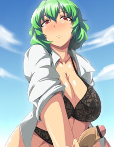 Rating: Explicit Score: 0 Tags: black_bra blue_sky blush bra breasts censored cleavage female garter_belt green_hair handjob huge_breasts ky. lace-trimmed_bra lingerie male open_clothes open_shirt penis pov red_eyes rule34 sky sleeves_pushed_up solo touhou underwear yuka_kazami User: bunchy7s
