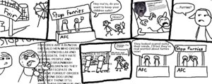 Rating: Questionable Score: 0 Tags: 1000_hours_in_ms_paint baseball_cap black_and_white bodily_fluids booth booth_(structure) clothing comic commentary dessert dialogue digital_drawing_(artwork) digital_media_(artwork) dishonesty e621 english_text fair female food fursecution gesture grandfathered_content group hat headgear headwear high_five human ice_cream insanity_wolf lol_comments male mammal microsoft_paint_(artwork) monochrome mother_(lore) not_furry o_o parent_(lore) propaganda rant stick_figure sweat tears text unknown_artist vendor_stand what young User: bunchy7s