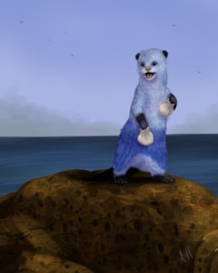 Rating: Safe Score: 0 Tags: 4:5 ambiguous_gender blue_body blue_fur cool_colors detailed_background dewott digital_media_(artwork) e621 fur generation_5_pokemon mammal mustelid nintendo outside pokemon pokemon_(species) realistic rock rocky_shore scalchop sea seashell seaside shaded shell skeleion sky solo water User: bunchy7s