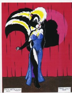 Rating: Safe Score: 0 Tags: 1995 4_toes absurd_res anthro barefoot biped brandi_(jmh) breasts claws cleavage clothed clothing detailed_background dress e621 evening_gown feet female hi_res james_m_hardiman mammal mephitid skunk solo striped_skunk tail toes toony User: bunchy7s