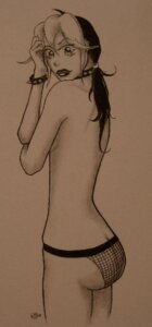 Rating: Explicit Score: 0 Tags: arms_crossed_over_breasts bracelet breasts collar fanart female looking_at_viewer looking_back_at_viewer looking_over_shoulder menage_a_3 multicolored_hair panties ponytail rule34 spiked_bracelet spiked_collar suzi_nielsen topless webcomic zii User: bunchy7s