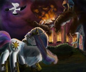 Rating: Safe Score: 0 Tags: 2011 blue_hair building burning_building clothing cloud crown cutie_mark danosix detailed_background e621 equid equine eyes_closed feathered_wings feathers female feral fire footwear friendship_is_magic fur green_hair hair hasbro headgear horn mammal moon multicolored_hair my_little_pony mythological_creature mythological_equine mythology pink_hair plant princess princess_celestia_(mlp) purple_hair quadruped royalty ruins shoes shrub smoke solo tail unavailable_at_source white_body white_feathers white_fur winged_unicorn wings User: bunchy7s