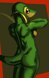 Rating: Questionable Score: 0 Tags: anthro anthrofied beeboi breasts butt e621 female generation_5_pokemon muscular muscular_anthro muscular_female nintendo nude pokemon pokemon_(species) pokemorph red_eyes side_boob snivy solo tail User: bunchy7s