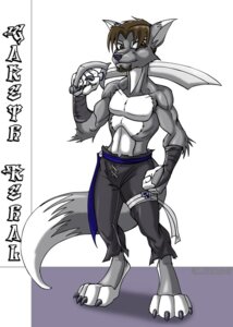 Rating: Safe Score: 0 Tags: abs anthro beard belt biceps biped black-rat bottomwear brown_hair canid canine claws clothed clothing dipstick_tail e621 facial_hair fox fur gloves grey_body grey_fur hair handwear male mammal markings melee_weapon muscular muscular_anthro muscular_male pants paws pecs pirate pose solo standing sword tail tail_markings toe_claws topless weapon white_body white_fur User: bunchy7s