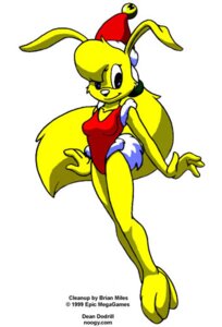 Rating: Safe Score: 0 Tags: 1999 3_toes anthro barefoot biped blonde_hair christmas christmas_clothing christmas_headwear clothed clothing dean_dodrill e621 english_text epic_games feet female fur hair hare hat headgear headwear holidays jazz_jackrabbit_(series) lagomorph leporid long_hair lori_jackrabbit low_res mammal merry_christmas santa_hat simple_background solo text toes white_background yellow_body yellow_fur User: bunchy7s