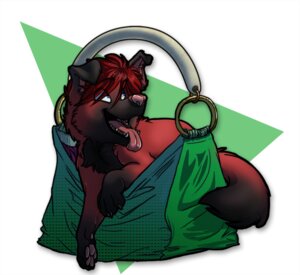 Rating: Safe Score: 0 Tags: blue_eyes canid canine chibi e621 feral hair male mammal open_mouth purse red_hair rydian solo tail tongue unknown_artist User: bunchy7s