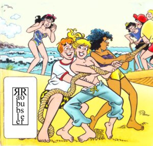 Rating: Explicit Score: 0 Tags: 4girls archie_andrews archie_comics betty_and_veronica betty_cooper black_hair blonde_hair dark-skinned_female dark_skin ethel_muggs female hand_in_pants moose_mason multiple_females multiple_girls nancy_woods rabblerouser reggie_mantle rule34 tug_of_war veronica_lodge User: bunchy7s