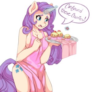 Rating: Questionable Score: 0 Tags: 1:1 2013 anthro anthrofied apron apron_only astropulse blue_eyes blush breasts clothing cupcake cutie_mark dialogue e621 english_text equid equine female food friendship_is_magic glowing hair hasbro horn magic mammal mostly_nude my_little_pony mythological_creature mythological_equine mythology open_mouth purple_hair rarity_(mlp) simple_background solo suggestive tail text unicorn waiter white_background white_body white_skin User: bunchy7s