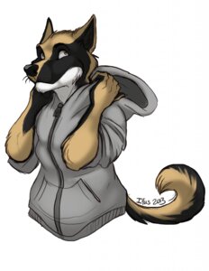 Rating: Safe Score: 0 Tags: ambiguous_gender anthro black_body black_fur black_nose brown_body brown_fur canid canine cautious clothing digital_media_(artwork) e621 fur hi_res hood hoodie ifus looking_back looking_up mammal simple_background solo tail tan_eyes topwear white_background white_body white_fur zipper User: bunchy7s