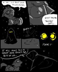 Rating: Safe Score: 0 Tags: 2012 clothed clothing comic cutie_mark dialogue digital_media_(artwork) duo e621 english_text equid equine female feral friendship_is_magic glowing glowing_eyes hair hasbro horn mammal metal_(artist) monochrome my_little_pony mythological_creature mythological_equine mythology night outside scared tail text twilight_sparkle_(mlp) unicorn User: bunchy7s