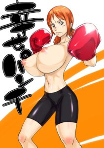Rating: Explicit Score: 0 Tags: 1girls bike_shorts boxing boxing_gloves breasts cameltoe clothing erect_nipples female female_only gloves huge_breasts light-skinned_female light_skin looking_at_viewer nami_(one_piece) navel nipples one_piece orange_hair pre-timeskip pussy red_boxing_gloves red_gloves rule34 short_hair solo spandex straight_hair sunahara_wataru tight_clothing tight_shorts topless topless_boxing translation_request User: bunchy7s