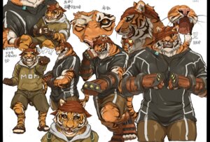 Rating: Safe Score: 0 Tags: adopted_(lore) adoptive_brother_(lore) adoptive_sibling_(lore) anthro brother_(lore) brothers_(lore) claws clothed clothing dan_smith_(inubikko) e621 fantasy felid gin_smith_(inubikko) gloves hair handwear inubikko jaws male mammal model_sheet multiple_poses muscular muscular_anthro muscular_male pantherine pose scar sibling_(lore) side_view simple_background solo stripes tail text tiger translation_request white_background User: bunchy7s