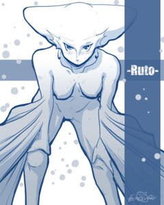 Rating: Questionable Score: 0 Tags: animal_humanoid aquatic aquatic_humanoid arm_fin blue_and_white breasts character_name e621 female fin fish fish_humanoid front_view humanoid looking_at_viewer monochrome nintendo non-mammal_breasts nude nude_female nude_humanoid ocarina_of_time princess_ruto solo text the_legend_of_zelda unknown_artist zora User: bunchy7s