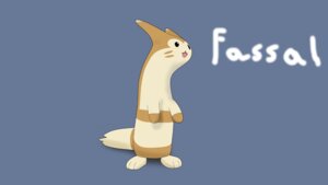 Rating: Safe Score: 0 Tags: 16:9 ambiguous_gender brown_body character_name e621 fassal feral fur furret generation_2_pokemon grey_background happy hi_res kalmaro nintendo on_hind_legs open_mouth paws pokemon pokemon_(species) simple_background simple_eyes smile solo standing tail text widescreen User: bunchy7s