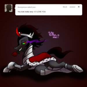 Rating: Questionable Score: 0 Tags: 1:1 2012 armor black_hair e621 english_text equid equine eye_mist feral flower friendship_is_magic hair hasbro hooves horn king_sombra_(mlp) lying male mammal mane my_little_pony mythological_creature mythological_equine mythology plant quadruped red_eyes rose_(flower) seductive smoking_eyes solo tail text tumblr unicorn wiggles_(artist) User: bunchy7s
